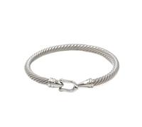 FDEETY Gedrehtes Seil Armband Klassisch Elegant Armreif Schmuck Damen Zeitlos Handgelenk Accessoire Hochwertig