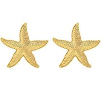 FDEETY Ohrringe Damen Legierung Große Seestern Ohrstecker Seestern Tropfen Ohrringe Boho Statement Exquisite Maritime Ohrringe Hypoallergene Modeschmuck für Frauen und Mädchen