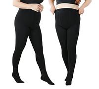 FDEETY Thermo Strumpfhosen für Damen Plus Size, Hohe Taille Bauchkontrolle Winter Gefütterte Strumpfhose, Stretch Extra Große Dicke Vollfüßige Thermostrumpfhose (1 Stück)