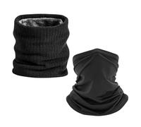 FDGGT 1 Stück Wollschal Und 1 Stück Halstuch, Halstuch, Warmes Halstuch, Winddichtes Halstuch, Sonnenschutzschal