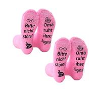 FDGGT 2 Paar Rosa Plüschsocken In Der Mitte Der Wade, Socken Mit Kreativem Design, Warme Damensocken, Schlafsocken, Bodensocken, Geschenksocken