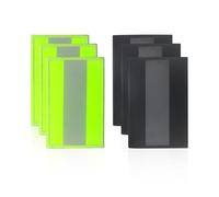 FDGGT 6 Stück Reflektierende Armflicken, Reflektierende Sicherheitsflicken, Reflektierende Flicken Für Kleidung, Rucksackflicken, Geeignet Zum Wandern, Radfahren Und Laufen