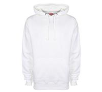 FDM Unisex Original Hoodie Kapuzenpullover Sweater, Größe:S, Farbe:White