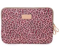fdsmall 12 Zoll Laptoptasche Schutzhülle Wasserdicht Neoprene, Laptop Sleeve Case Laptophülle Notebook Hülle Tasche für Acer/Asus/Dell/Lenovo/HP/Samsung (Leopard rot, 10 Zoll)