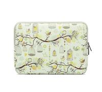 fdsmall 12 Zoll Laptoptasche Schutzhülle Wasserdicht Neoprene, Laptop Sleeve Case Laptophülle Notebook Hülle Tasche für Acer/Asus/Dell/Lenovo/HP/Samsung (Vogel Beige, 14 Zoll)