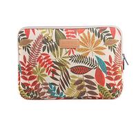 fdsmall Laptoptasche Schutzhülle Wasserdicht Neoprene, Laptop Sleeve Case Laptophülle Notebook Hülle Tasche für Acer/Asus/Dell/Lenovo/HP/Samsung (Khaki-Blätter, 14 Zoll)