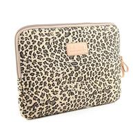 fdsmall Laptoptasche Schutzhülle Wasserdicht Neoprene, Laptop Sleeve Case Laptophülle Notebook Hülle Tasche für Acer/Asus/Dell/Lenovo/Inspiron/Mac (Leopard gelb, 14 Zoll)