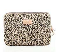 fdsmall Laptoptasche Schutzhülle Wasserdicht Neoprene, Laptop Sleeve Case Laptophülle Notebook Hülle Tasche für Acer/Asus/Dell/Lenovo/HP/Samsung (Leopard gelb, 15,6 Zoll)