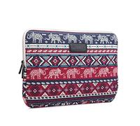 fdsmall Laptoptasche Schutzhülle Wasserdicht Neoprene, Laptop Sleeve Case Laptophülle Notebook Hülle Tasche für Acer/Asus/Dell/Lenovo/HP/Samsung (Elefantenmuster, 14 Zoll)