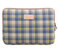 fdsmall Laptoptasche Schutzhülle Wasserdicht Neoprene, Laptop Sleeve Case Laptophülle Notebook Hülle Tasche für Acer/Asus/Dell/Lenovo/HP/Samsung (Kariert Grün, 15,6 Zoll)