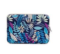 fdsmall Laptoptasche Schutzhülle Wasserdicht Neoprene, Laptop Sleeve Case Laptophülle Notebook Hülle Tasche für Acer/Asus/Dell/Lenovo/HP/Samsung (Blaue Blätter, 12 Zoll)