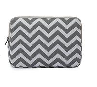 fdsmall Laptoptasche Schutzhülle Wasserdicht Neoprene, Laptop Sleeve Case Laptophülle Notebook Hülle Tasche für Acer/Asus/Dell/Lenovo/HP/Samsung (Wellenförmig Grau, 15,6 Zoll)