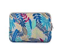 fdsmall Laptoptasche Schutzhülle Wasserdicht Neoprene, Laptop Sleeve Case Laptophülle Notebook Hülle Tasche für Acer/Asus/Dell/Lenovo/HP/Samsung (graue Blätter, 13,3 Zoll)