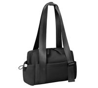 fdsmall Mini Gym Tasche für Frauen wasserdicht tragen Kabine Gym Duffel Tasche 30 * 18 * 11,5 cm Verstellbarer Gurt Fitness Tote mit nassem Fach für Sport, Reisen (Black)