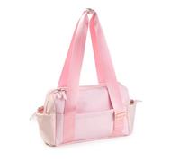 fdsmall Mini Gym Tasche für Frauen wasserdicht tragen Kabine Gym Duffel Tasche 30 * 18 * 11,5 cm Verstellbarer Gurt Fitness Tote mit nassem Fach für Sport, Reisen (Pink)