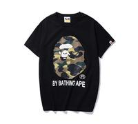 FDTURES 24ss Paar Mode Hip-Hop Top Bap Reine Baumwolle Doppel Garn Männer Und Frauen Casual Sport Kurzarm T-Shirt-color2||XL