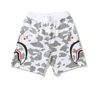 FDTURES 24ss Trendige Sport Hip-Hop Hosen Bap Hai Camouflage Jugend Casual Shorts Mittlere Länge Männer Reine Baumwolle Shorts-color1||L