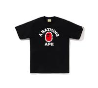 FDTURES 24ss Trendy Casual Top Bap Langfristige Paar Mode Reine Baumwolle Doppelgarn Männer Und Frauen Casual Sport Kurzarm T-Shirt-color13||XL