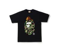 FDTURES 24ss Trendy Casual Top Bap Langfristige Paar Mode Reine Baumwolle Doppelgarn Männer Und Frauen Casual Sport Kurzarm T-Shirt-color3||XL