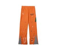 FDTURES 24ss Trendy Galle Hand Gezeichnete Tinte Splashing Graffiti Herstellung Alte Casual Hosen Für Männer Und Frauen High Street Trompete Hosen-color3||S