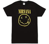 Fea Nirvana Smiley Face Smile T-Shirt (Large)