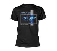 Fear Factory Unisex Adult Dog Day Sunrise T-Shirt, Schwarz, XL