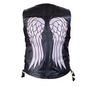 Feather Skin Zu Fuß Toten Herren Gouverneur Jacke Leder Weste Jacke-S Flügel Engel Daryl Dixon