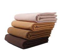 Febfim NW 4 Stück muslimische Damen weiche Premium solide Chiffon Hijab Schals Schal lange Schal Wrap Schals mit Geschenkbox (Clear)