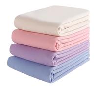 Febfim NW 4 Stück muslimische Damen weiche Premium solide Chiffon Hijab Schals Schal lange Schal Wrap Schals mit Geschenkbox (Mixcolor PA)