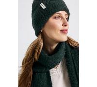 Street One Frauen Federgarn Beanie in Grün, Gr: One size