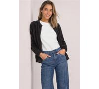 Federgarn Cardigan mit Reißverschluss