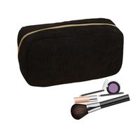 Federmäppchen aus Cord - Organizer mit großem Fassungsvermögen für Schulbedarf, weicher Stoff mit mehreren Fächern, Reißverschluss, Stifthalter, Linealschlitze, Schreibwaren-Aufbewahrung für