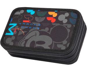 Federmäppchen COOLPACK "Etui, Disney, Mickey Mouse", Kinder, bunt (mickey mouse), Polyester, Schreibgeräteetuis Federmäppchen, befüllt (27324963-0) mickey mouse