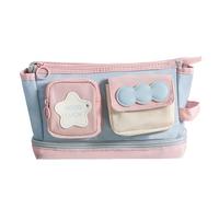 Federmäppchen, großes Fassungsvermögen, für Mädchen, Aufbewahrungstasche für Lineal, Radiergummi, Marker, Notizblock, Make-up, Rucksack für Jugendliche