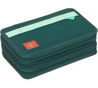 LÄSSIG 3-Fach Federmäppchen Dark Green
