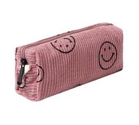 Federmäppchen, leicht, ästhetisch, für Büro, Uni, Schule, Aufbewahrungstasche, Organizer, Make-up-Tasche, Kosmetiktasche für Mädchen, Jungen, Kinder (Smile-Pink)