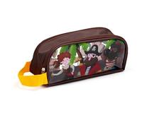 Federmäppchen mit transparenten Seiten - Piraten - Jolly Rogers, Mehrfarbig, Transparentes Federmäppchen aus PVC mit Öffnung mit Reißverschluss