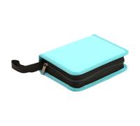 Federmäppchen Organizer mit Oxford Stoff, Lake blue | Hauptfach und elastische Schlitze, rechteckige Form, Trageschlaufe für Skizzenstift und Aquarellstift