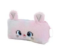 Federmäppchen, Schreibwaren-Organizer, niedliches Katzenmuster, tragbarer Reißverschluss, großes Fassungsvermögen, Stifttasche für Zuhause, Büro, Arbeit, Reisen, 20 x 10 cm, rose, M, 32 x 32 cm