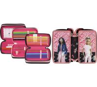Federmäppchen SCOOLI "Tripledecker, Barbie", Kinder, rosa (barbie), Polyester, Schreibgeräteetuis Federmäppchen (28528948-0) barbie