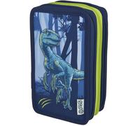 Federmäppchen SCOOLI "Tripledecker", Kinder, jurassic world, Polyester, Schreibgeräteetuis Federmäppchen (41730535-0) jurassic world