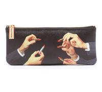 Federmäppchen TOILETPAPER LIPSTICKS 21 x 9 cm, schwarz, Seletti