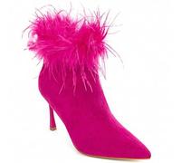 Federn Ankle Boots mit Stilettoabsätzen - Kühne Raffinesse und Haute-Couture-Ausstrahlung