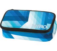 Federtasche NITRO "Pencil Case XL", Kinder, blau (blau, weiß, schwarz), Polyester, Schreibgeräteetuis, Federmäppchen, Schlampermäppchen, Faulenzer Box, Stifte Etui (71658913-0) blau, weiß, schwarz