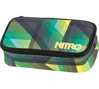 Federtasche NITRO "Pencil Case XL", Kinder, bunt (grün, gelb, blau, schwarz), Polyester, Schreibgeräteetuis, Federmäppchen, Schlampermäppchen, Faulenzer Box, Stifte Etui (758024-0) grün, gelb, blau, s