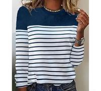Feegow Baumwollmodal Mix Top Schmale Passform Gestreift | Rundhalsausschnitt, dünne Träger, gestreiftes Design, ideal für Sommer, leichte Textur