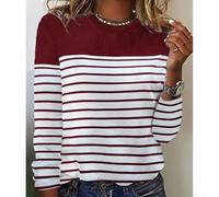 Feegow Baumwollmodal Mix Top Schmale Passform Gestreift | Rundhalsausschnitt, dünne Träger, gestreiftes Design, ideal für Sommer, leichte Textur