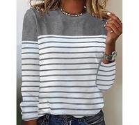 Feegow Baumwollmodal Mix Top Schmale Passform Gestreift | Rundhalsausschnitt, dünne Träger, gestreiftes Design, ideal für Sommer, leichte Textur