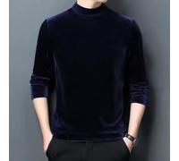 Feegow Elastischer Strickpullover Herren 50% Polyester 50% Spandex | für slim Fit Design, halbhoher Kragen, langärmlig, elastisches Material, perfekt für Layering