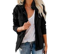 Feegow Leichte Reisejacke Damen Kurzarm Langarm für freizeit Leichte | Leichter Polyester, mehrere praktische , ideal für Sommer, atmungsaktiv, reißverschluss